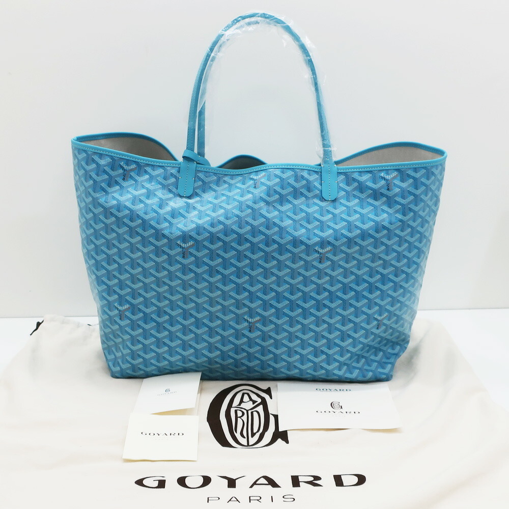 Goyard Tote Saint-Louis GM Blue Bag - Picture 9 of 9